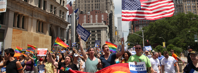 En Estados Unidos crece la aceptaci�n de gays y lesbianas